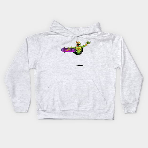 Mikey Cowabunga! Kids Hoodie by Loft516